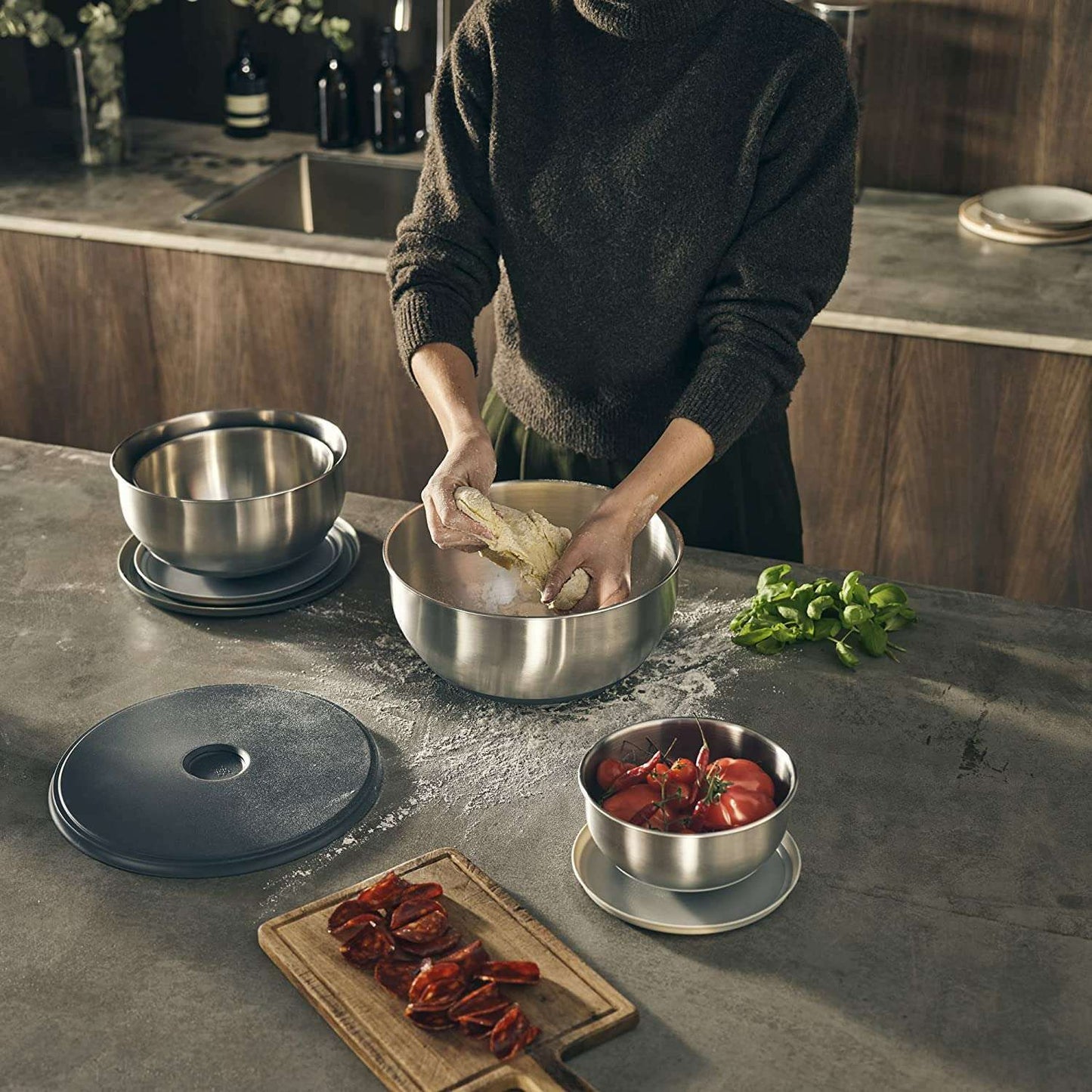 Nest 100 Prep & Store Mixing Bowl Set with Lids - Medaid International
