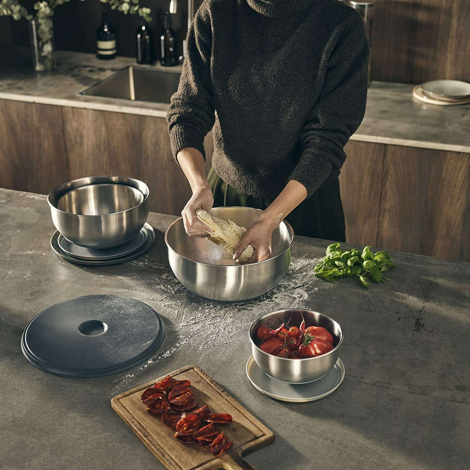 Nest 100 Prep & Store Mixing Bowl Set with Lids - Medaid International
