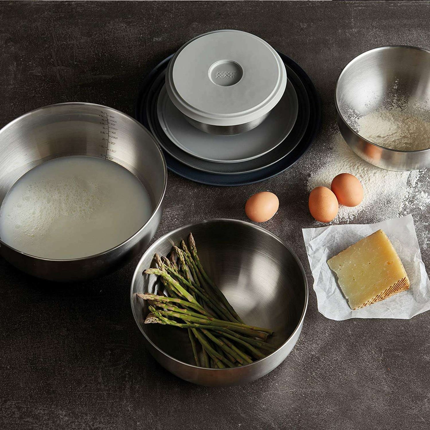 Nest 100 Prep & Store Mixing Bowl Set with Lids - Medaid International