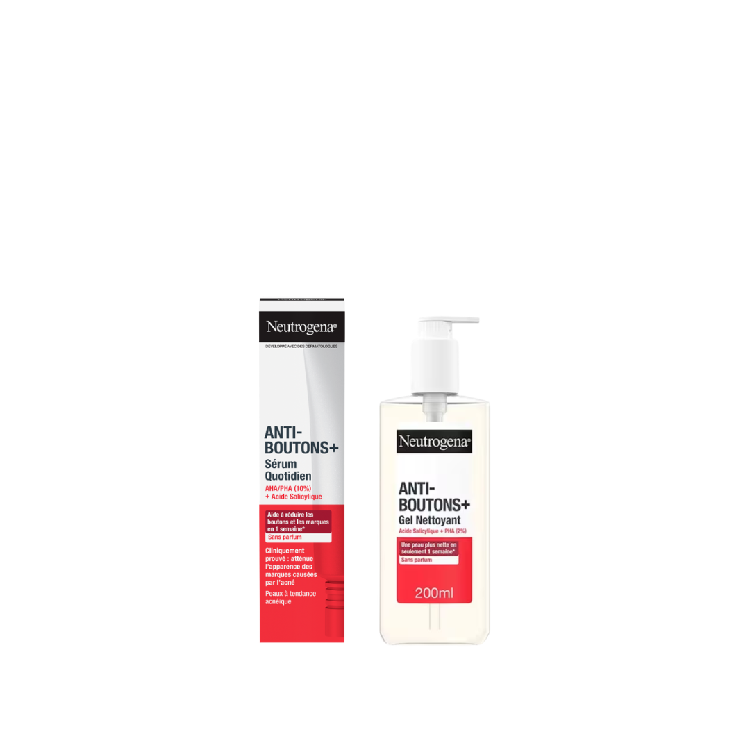 Neutrogena Spot Control+ Serum And Cleansing Gel Bundle At 20% Off