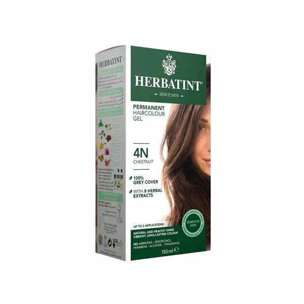 Herbatint Permanent Herbal Hair Color Gel 135 ML 4N