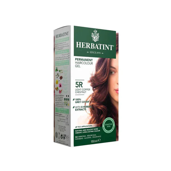 Herbatint Permanent Herbal Hair Color Gel 135 ML 5R