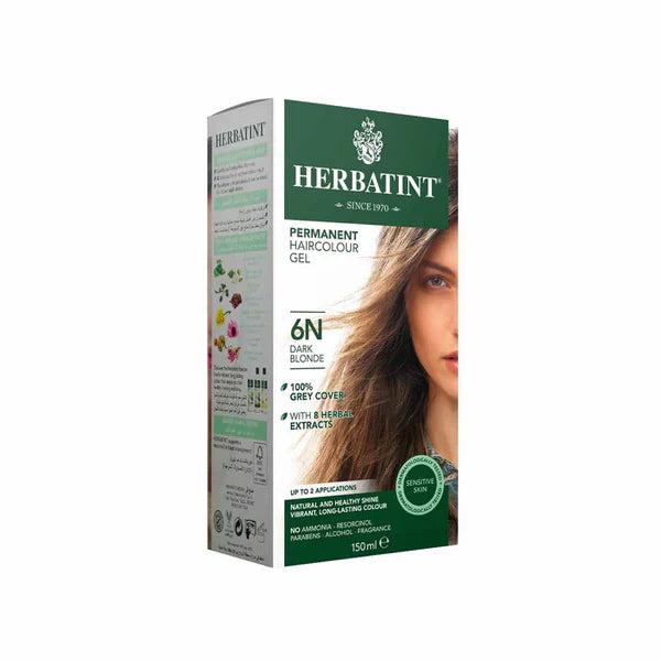 Herbatint Permanent Herbal Hair Color Gel 135 ML 6N