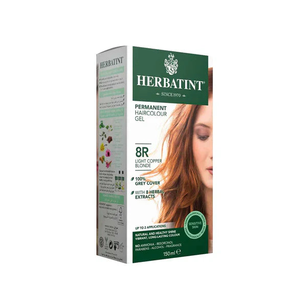 Herbatint Permanent Herbal Hair Color Gel 135 ML 8R
