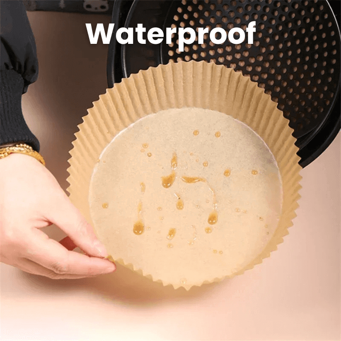 Air Fryer Paper Liners | Waterproof & Non-Stick (50 Pieces) - Medaid International