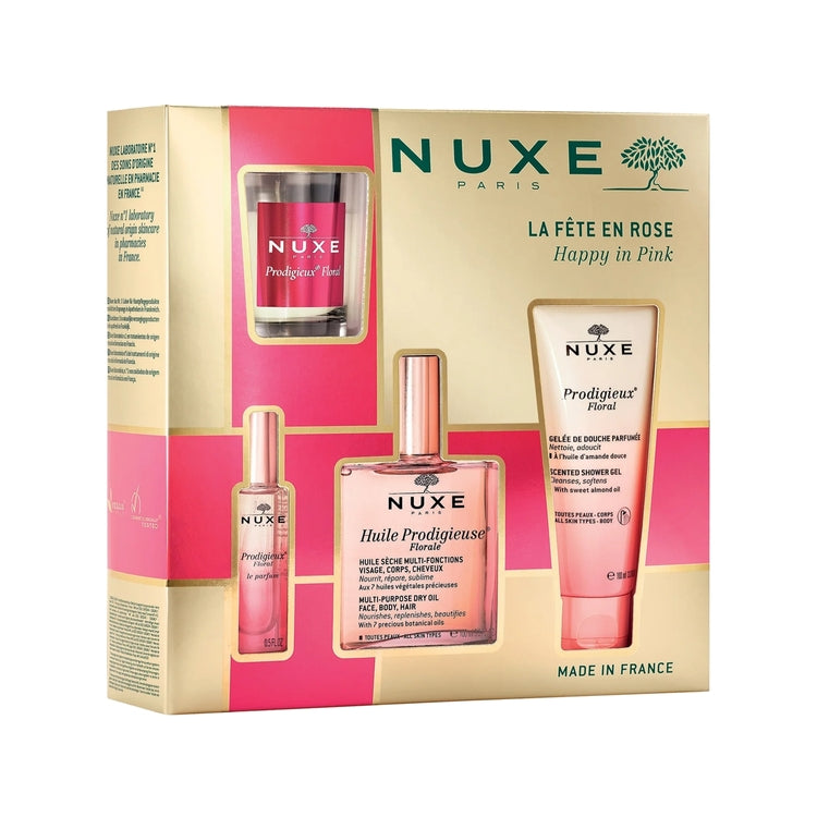 Nuxe Prodigieux Floral Happy in Pink Beauty Set