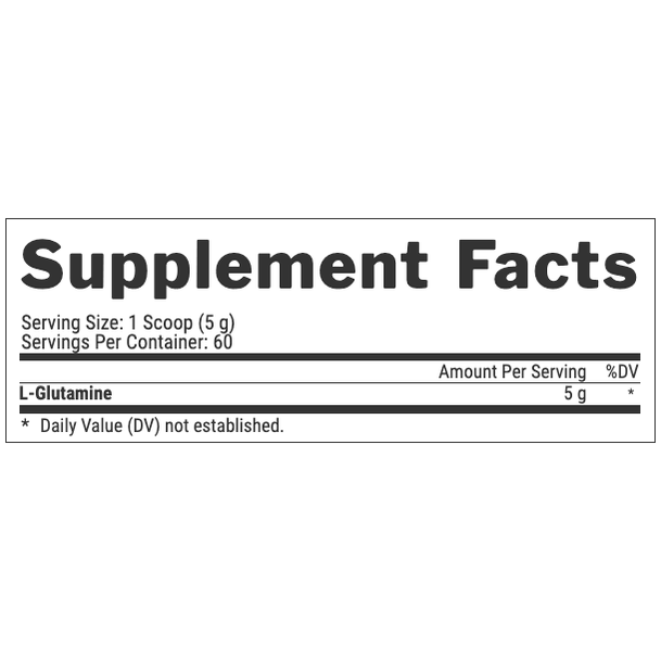 Nutrex Glutamine Hardcore, Unflavored, 60 Serving