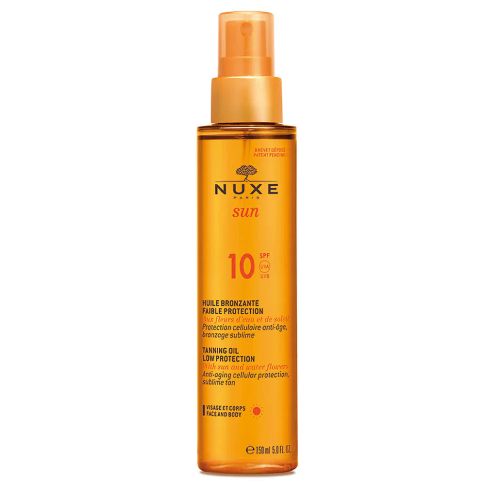 Nuxe Sun Tanning Oil Low Protection Spf10 150ml