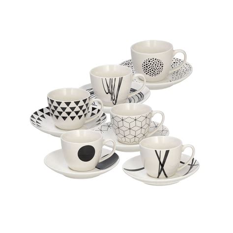 Metropol Graphic Tea Set of 6pcs - 20cl