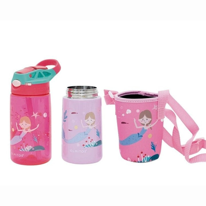 Mermaid-Themed Drinkware Set