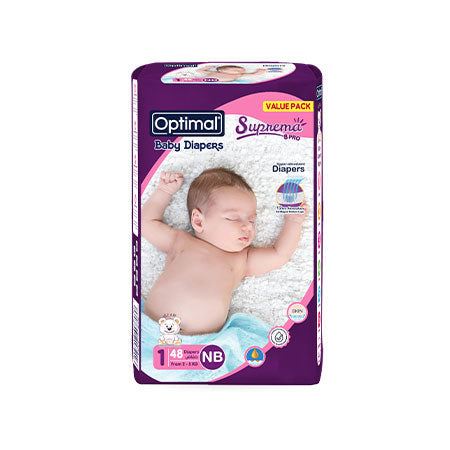 Baby Diapers 1 (2-5Kg)- 48 Pcs Newborn