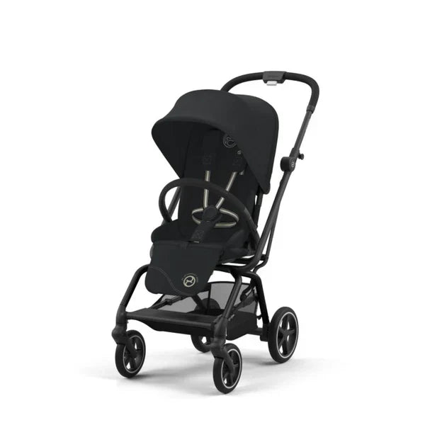 Cybex - Eezy S Twist - 2 Stroller - Cloud G Car Seat - (Base G& Adapters Are Optional ) - Magic Black - Travel System
