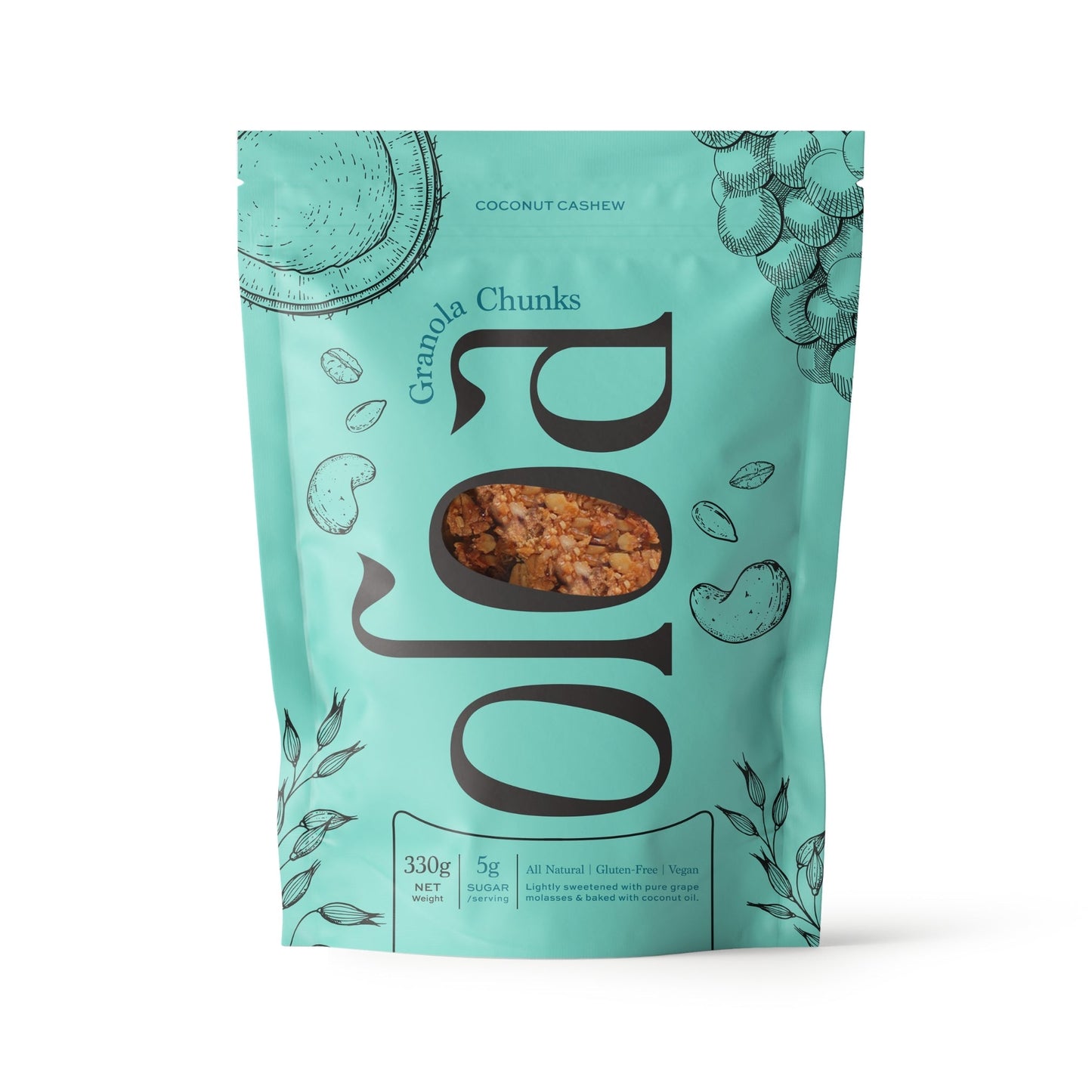 Coconut Cashew Granola Chunks - Medaid International