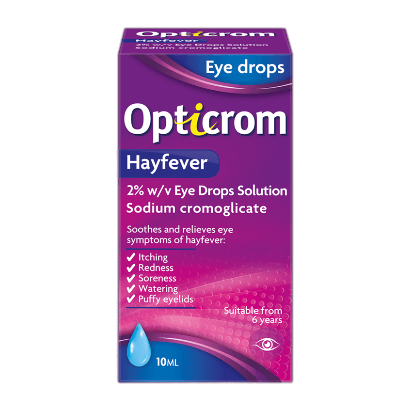 Opticrom Hayfever Eye Drops 10ml - Medaid International