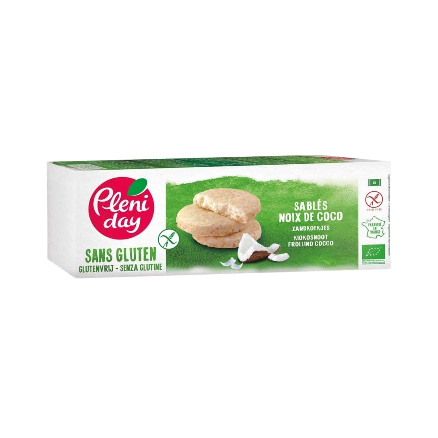Organic Gluten Free Sablés Coconut - Medaid International