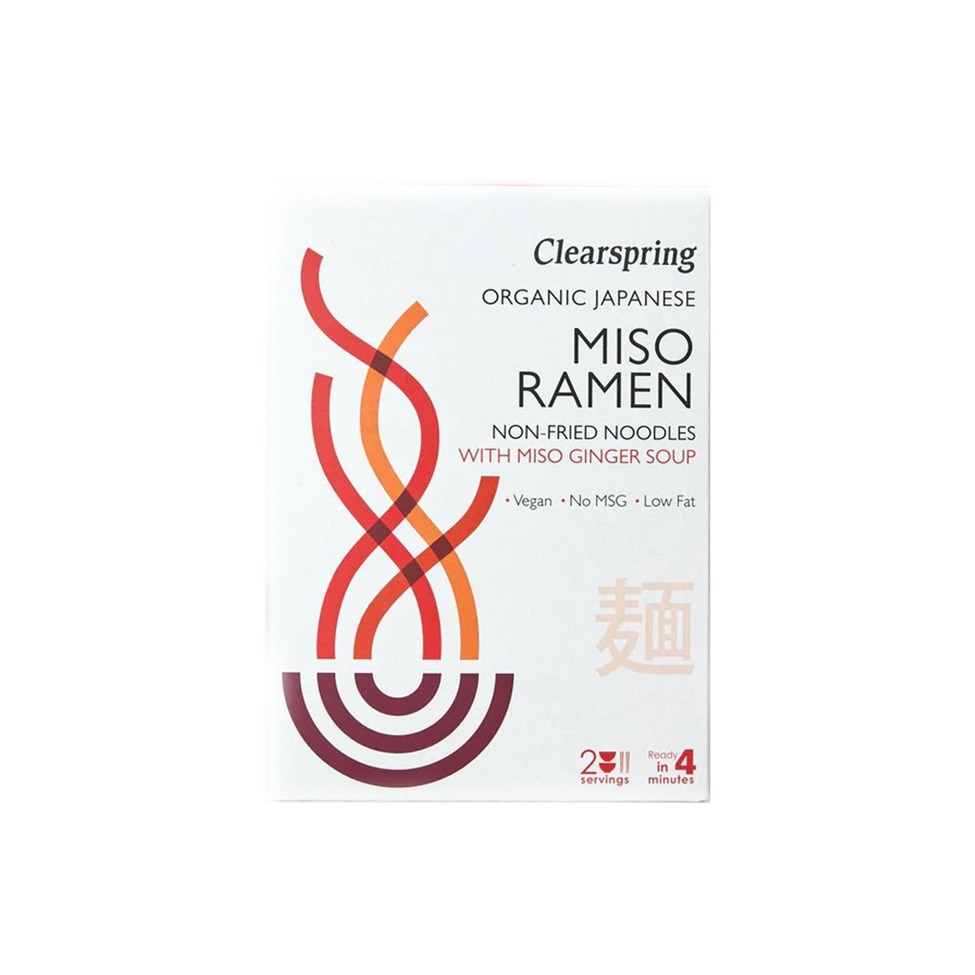 CLEARSPRING ORGANIC JAPANESE MISO RAMEN NOODLES WITH MISO GINGER SOUP - Medaid International