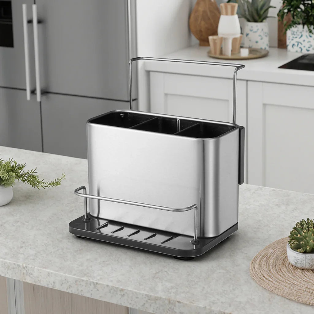 Stainless Steel Sink Caddy & Organizer Rack