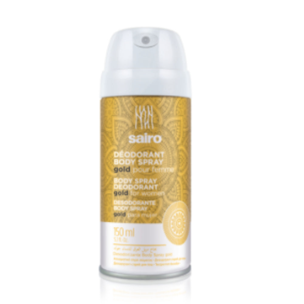 Sairo body spray deodorant gold for women