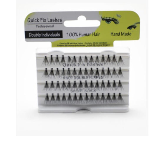 Quick fix knot double flare eyelashes