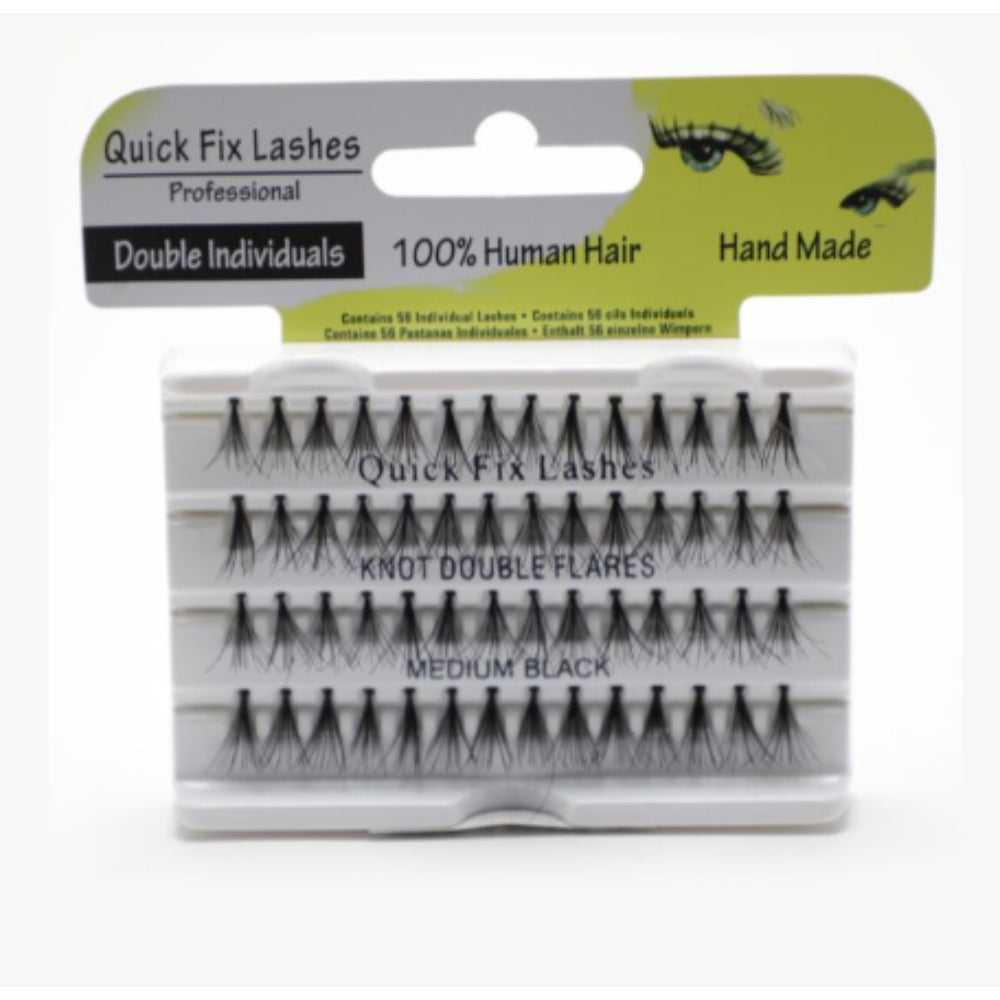 Quick fix knot double flare eyelashes