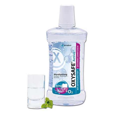 Miradent Oxysafe Active +f Mouth Wash 500ML