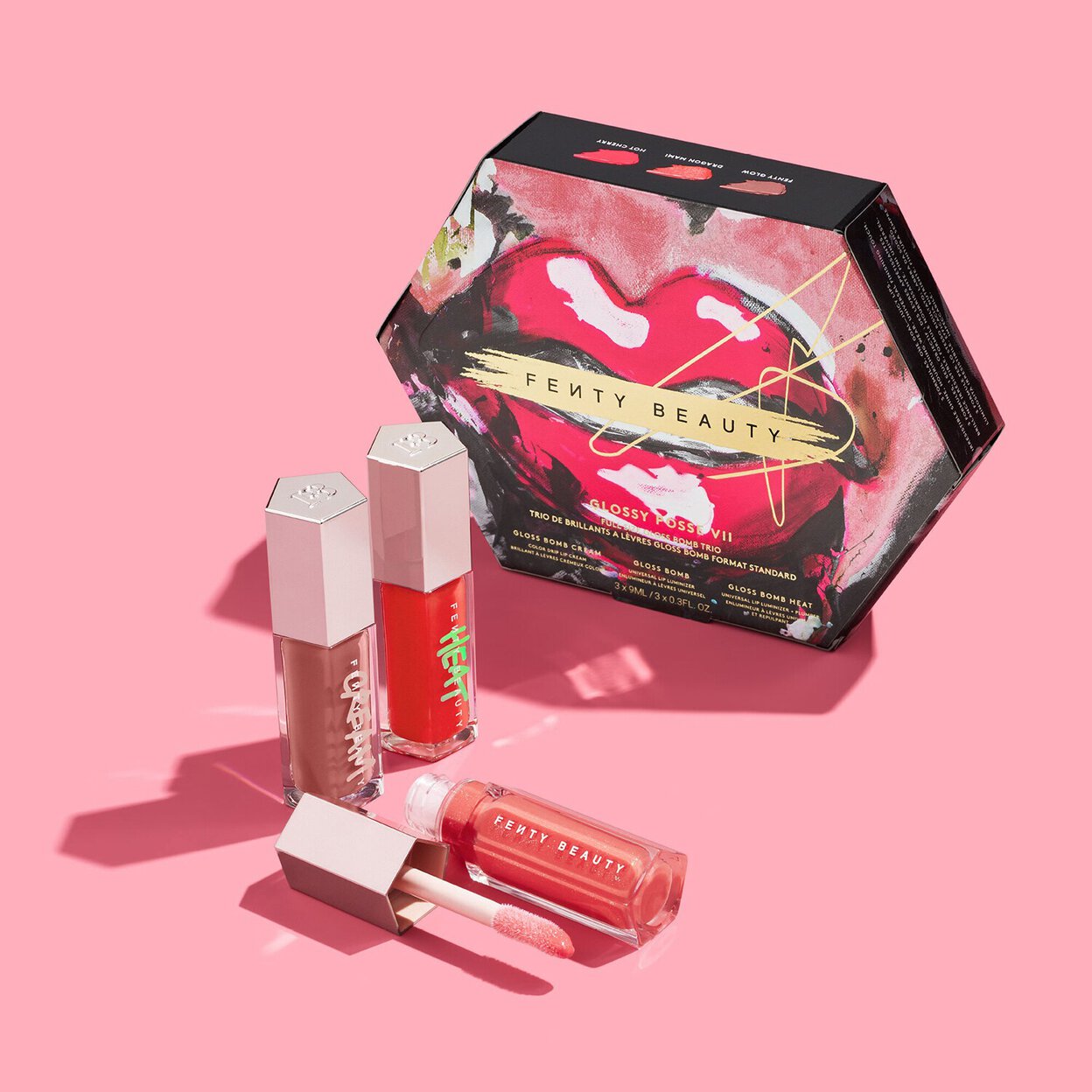 Fenty Beauty Glossy Posse Volume Bomb Trio