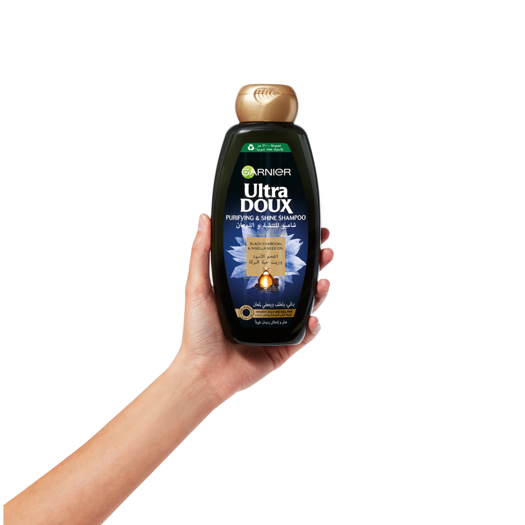 Garnier Ultra Doux Black Charcoal Shampoo