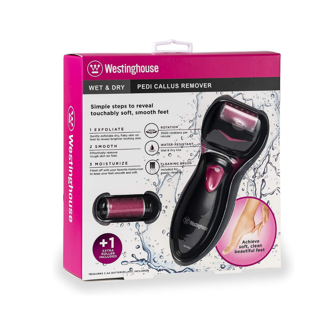 Westinghouse Electric Pedi Callus Remover Foot Scrubber