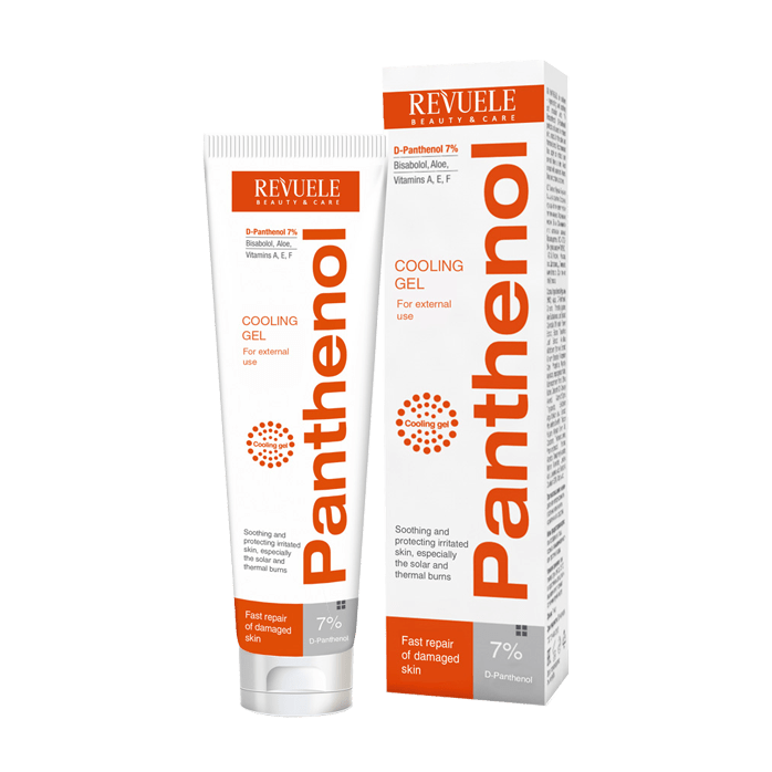 Revuele Panthenol Cooling Gel For Solar And Thermal Burns, 75ml - Medaid