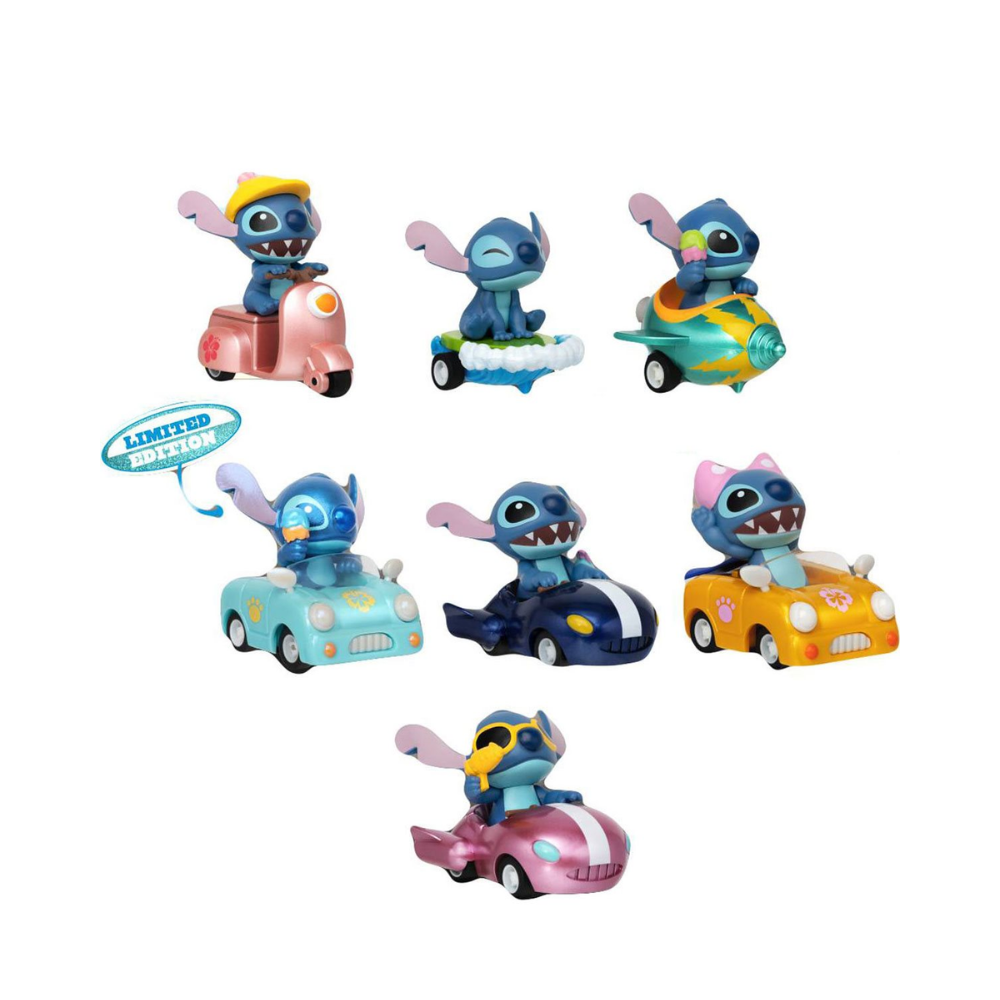 Stitch Series Pull Back Car Special Version Blind box By Beast Kingdom (1 Random) - Medaid International