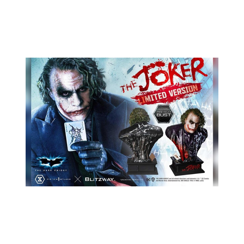 Premium Bust The Dark Knight (Film) The Joker Limited Version - Medaid International