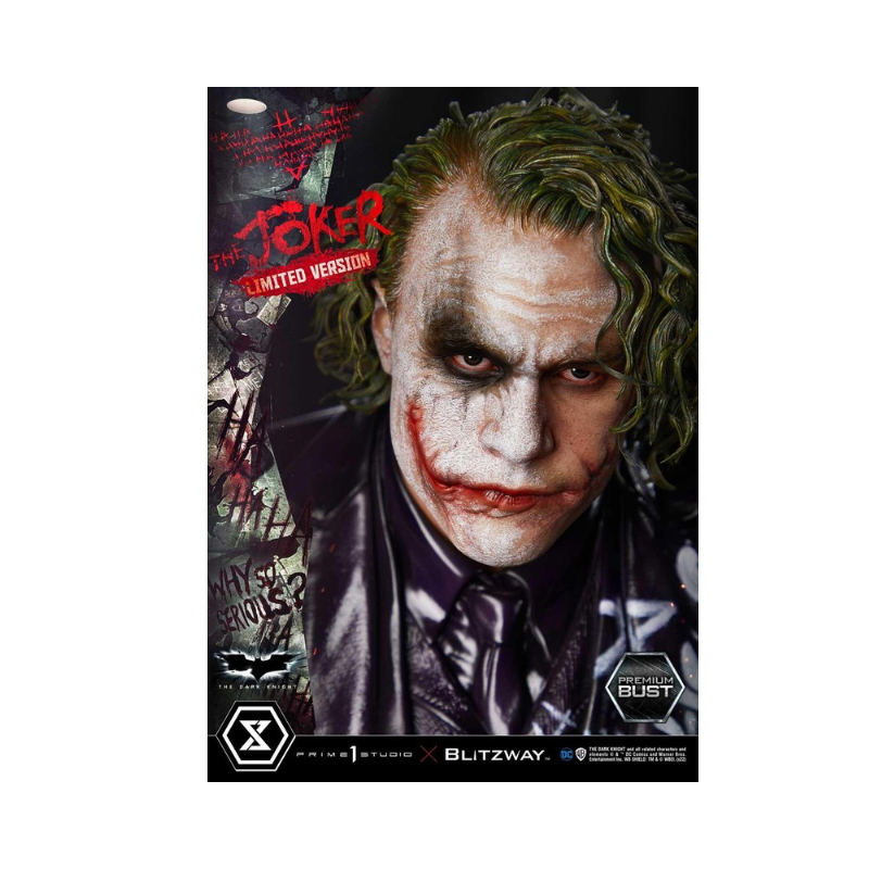 Premium Bust The Dark Knight (Film) The Joker Limited Version - Medaid International