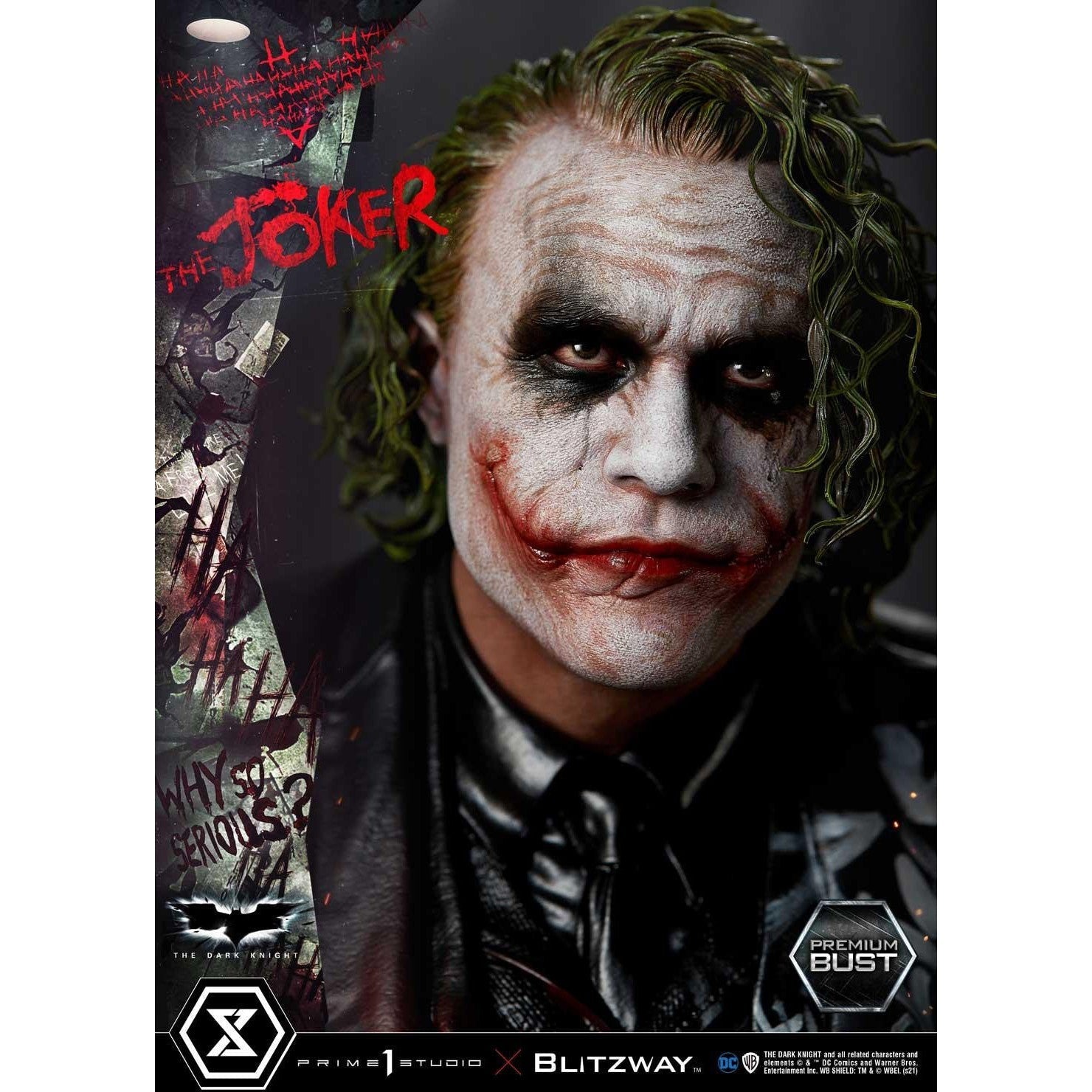 Premium Bust The Dark Knight (Film) The Joker 1/3 scale By Prime 1 Statue - Medaid International