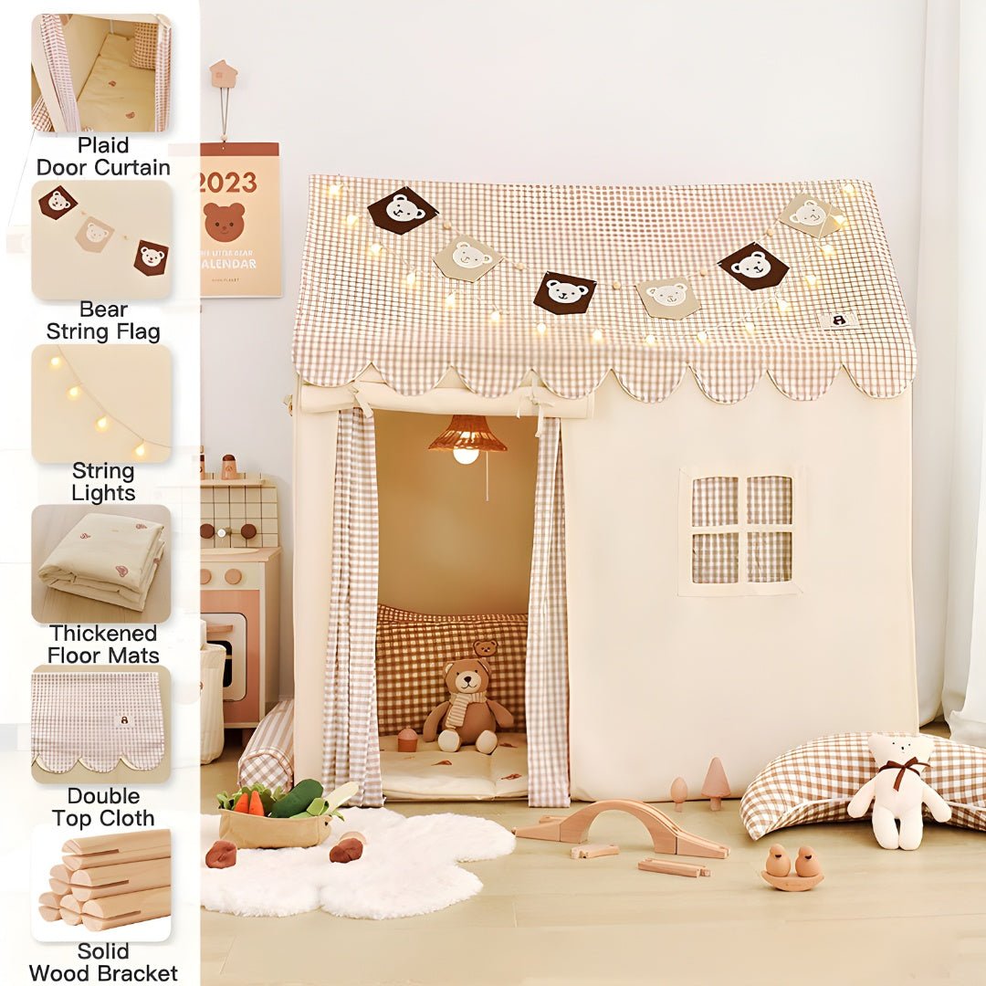 Beautiful Kids Play Tent with Dual Openings