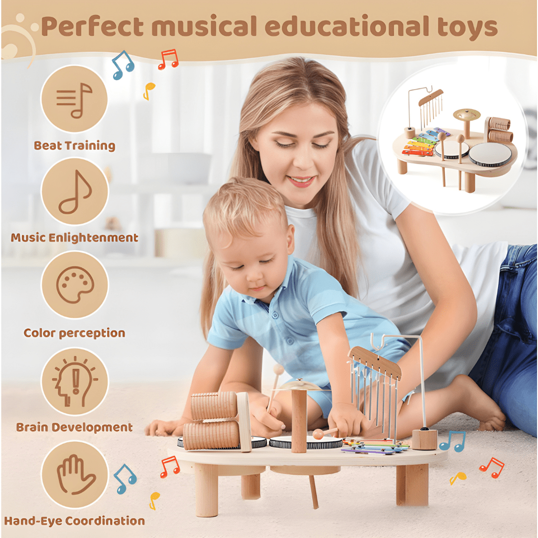 7-in-1 Kids Drum Kit: Musical Fun