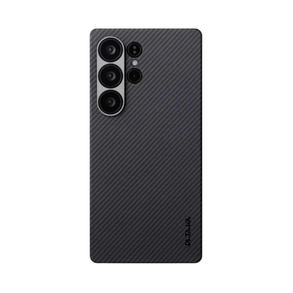 Pitaka Galaxy S25 Ultra Edge Case (600D Black/Grey-Twill)