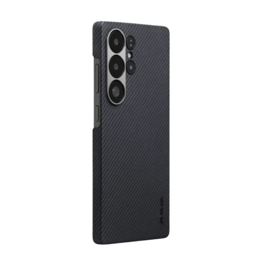 Pitaka Galaxy S25 Ultra Edge Case (600D Black/Grey-Twill)