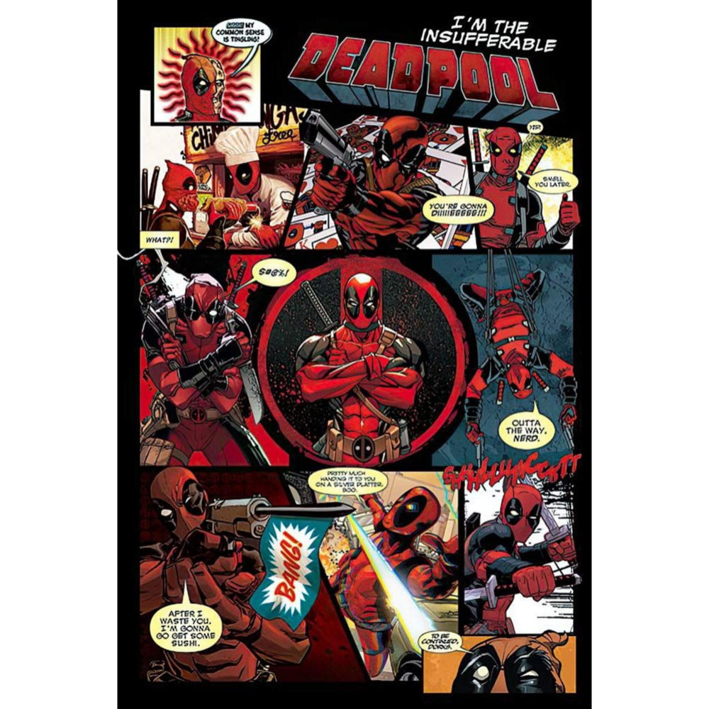 DEADPOOL (PANELS) - MAXI POSTER By PYRAMID - Medaid International