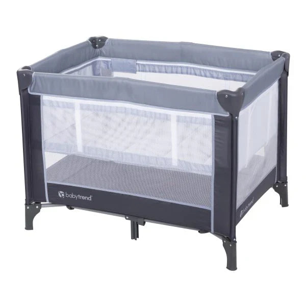 BabyTrend - Nursery Center Playard - Black Grey