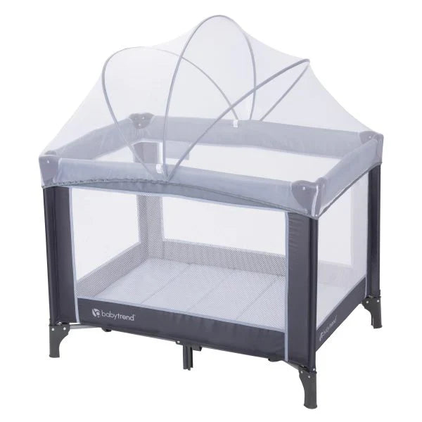 BabyTrend - Nursery Center Playard - Black Grey