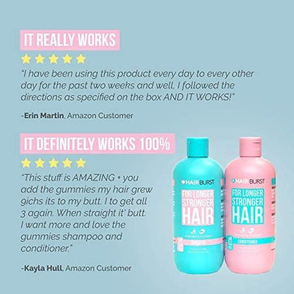 Hairburst Shampoo & Conditioner For Longer Stronger Hair - Medaid International
