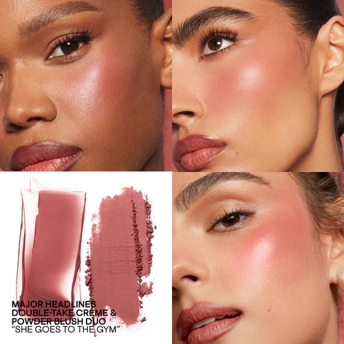 PATRICK TA DOUBLE TAKE CREME AND POWDER BLUSH - SHE GOES TO THE GYM -