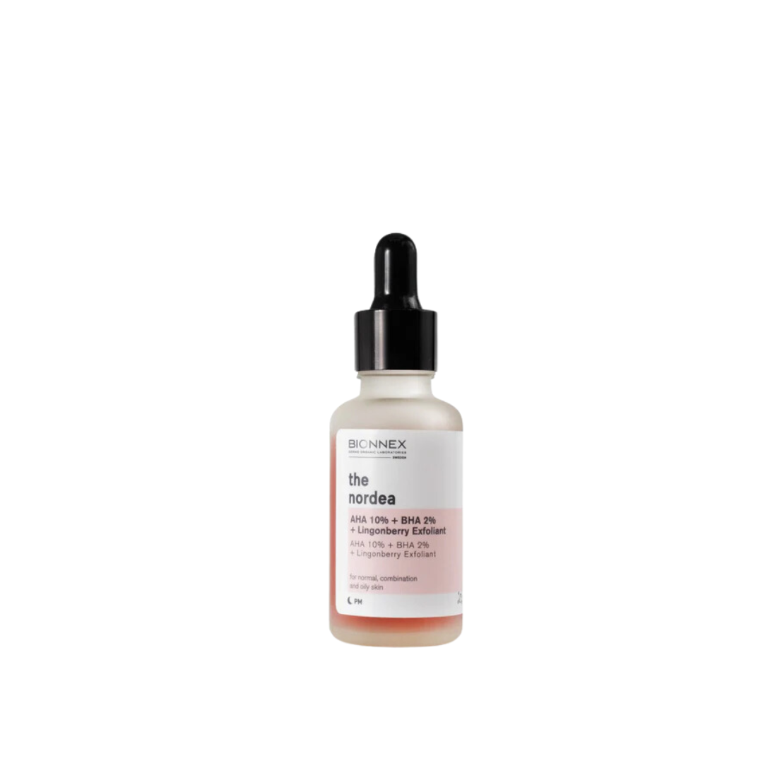 Bionnex Nordea Aha 10% + Bha 2% Exfoliate + Lingonberry Serum 30ml - Medaid International