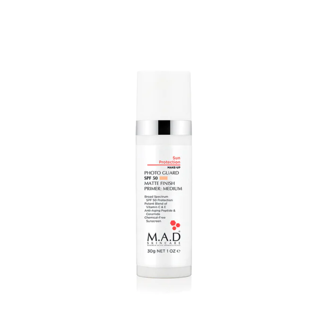 M.A.D Photo Guard SPF 50 Primer - Medium 30ml - Medaid International