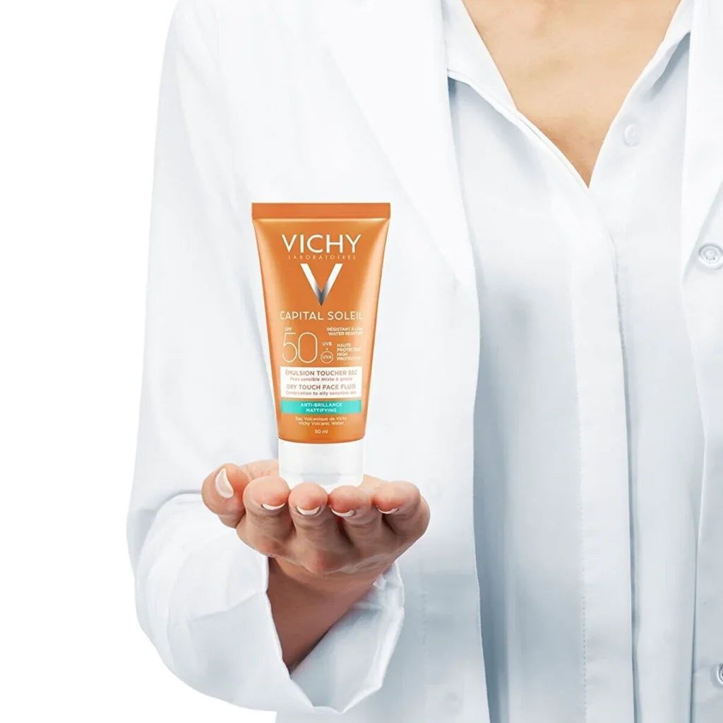 Vichy capital soleil dry touch anti shine face fluid spf50 50ml