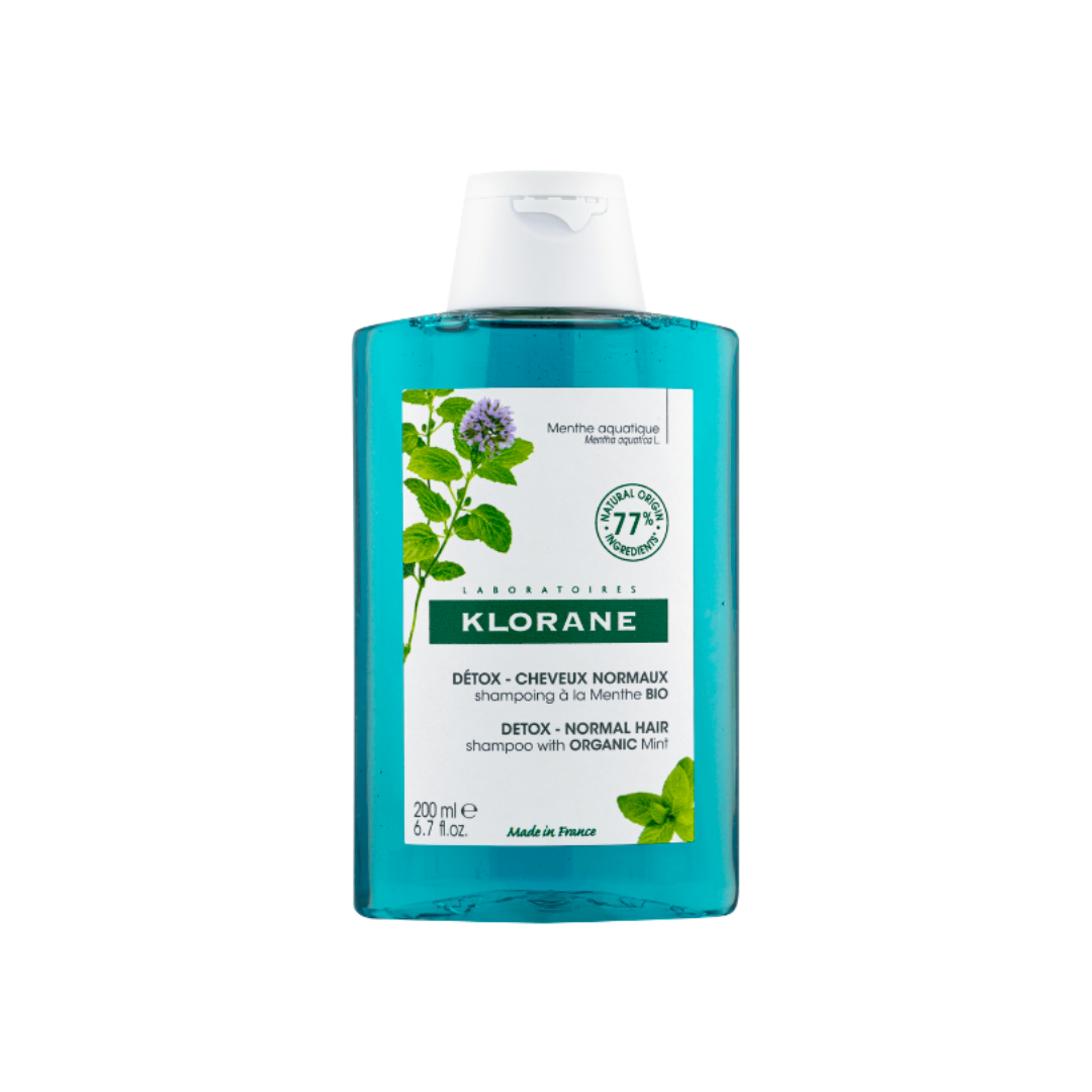 Klorane Shampoo With Organic Mint Detox For Dry Scalp 200ml - Medaid International