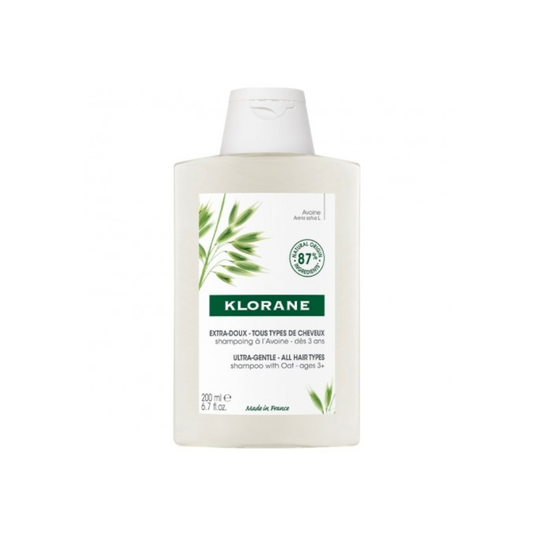 Klorane Shampoo With Oat Milk For All Hair Types 200ml - Medaid International