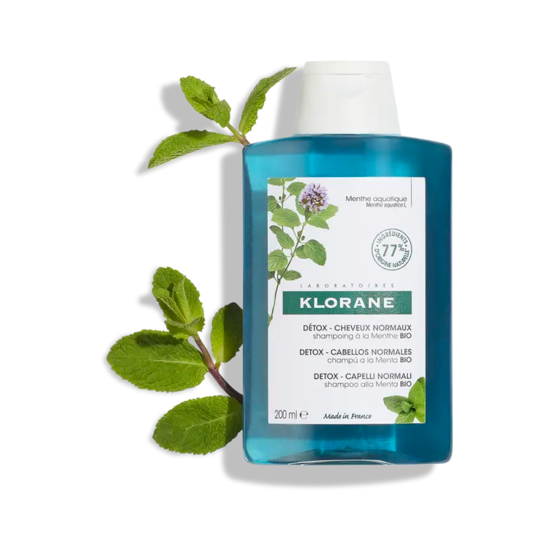 Klorane Shampoo With Organic Mint Detox For Dry Scalp 200ml - Medaid International