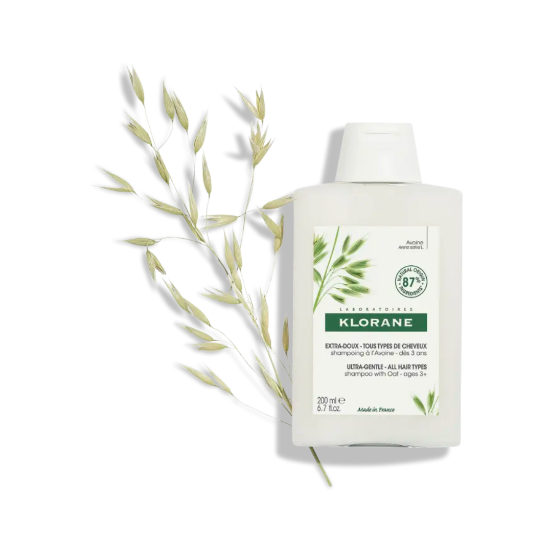 Klorane Shampoo With Oat Milk For All Hair Types 200ml - Medaid International