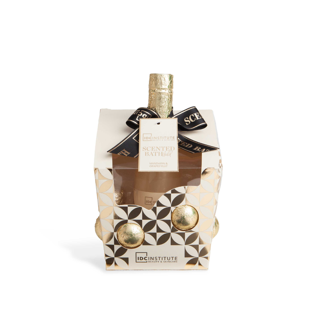 IDC Institute Champagne Bubble Bath & Bath Bombs Set 7pcs - Medaid International